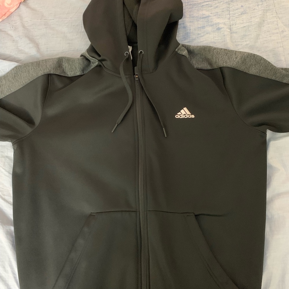 Black Adidas Zip-Up